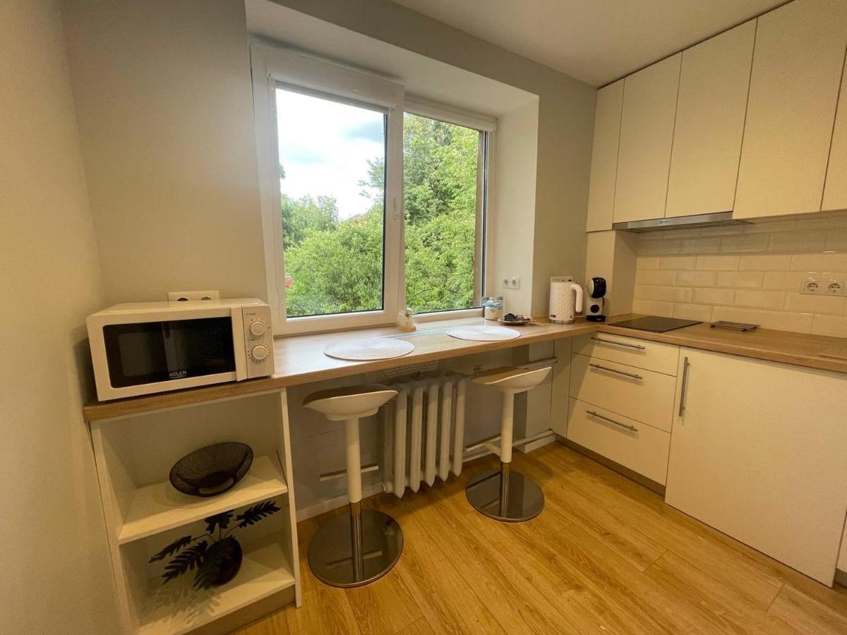 Apartament Modern 1Br Haven Near Two Parks Ryga Zewnętrze zdjęcie